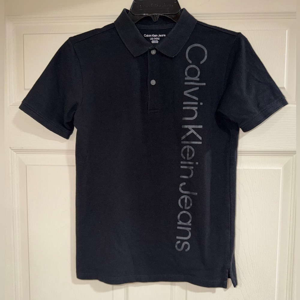 Boy’s Calvin Klein Jeans Black Polo Shirt